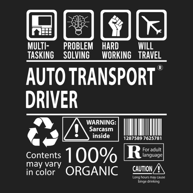 Auto Transport Driver T  Multitasking Certified Jo Basic T-shirt by nocniwignera | Artistshot