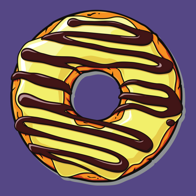 Yellow Donut Doughnut Chocolate Icing Frosting Gir Basic T-shirt | Artistshot