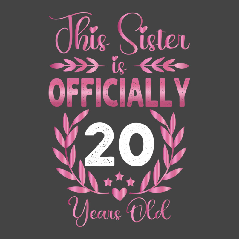 20th Birthday Gift For Sister 20 Years Old Basic T-shirt | Artistshot