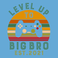 Leveled Up To Big Bro Est 2021 Promoted To Big Bro Basic T-shirt | Artistshot