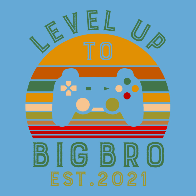 Leveled Up To Big Bro Est 2021 Promoted To Big Bro Basic T-shirt | Artistshot