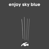 Enjoy Sky Blue Basic T-shirt | Artistshot