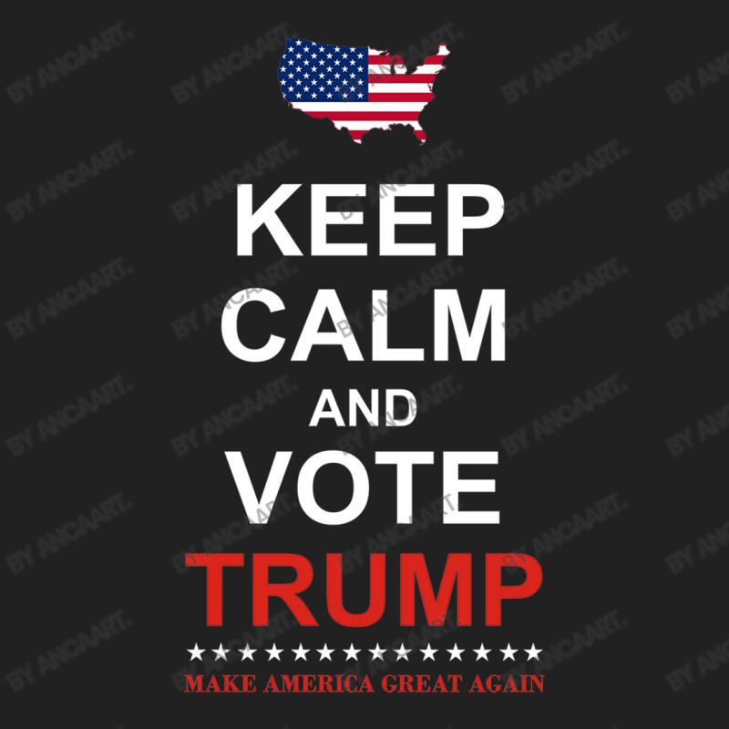 Keep Calm And Vote Trump For President Election 20 Basic T-shirt | Artistshot