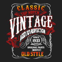 Vintage Birthday 1933 Aged To Perfection 1933 Birt Basic T-shirt | Artistshot