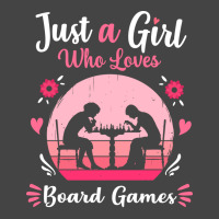 Just A Girl Who Loves Board Games Pink Retro Vinta Basic T-shirt | Artistshot