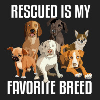 Rescued Is My Favorite Breed Music Trending Basic T-shirt | Artistshot