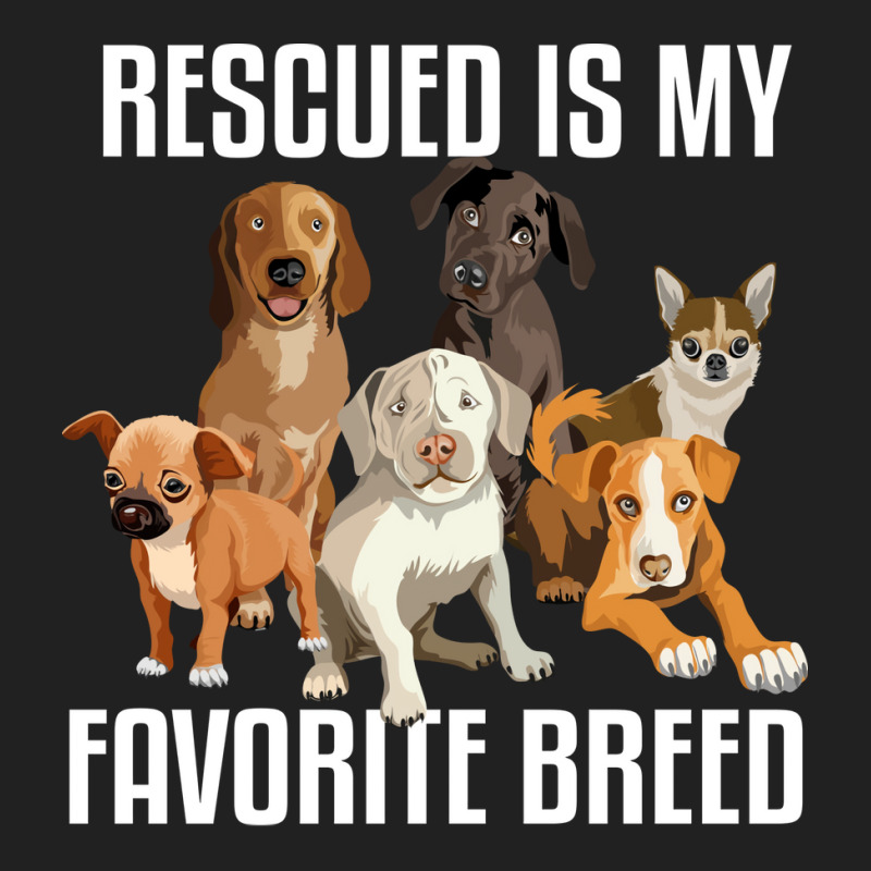 Rescued Is My Favorite Breed Music Trending Basic T-shirt | Artistshot