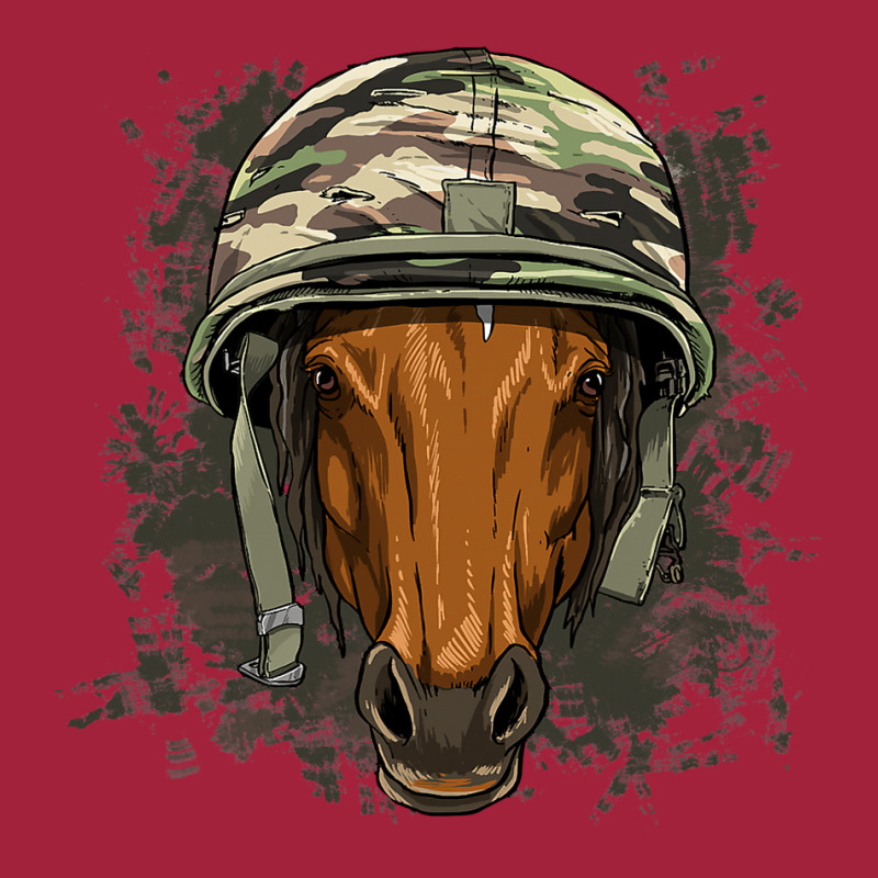 Horse Soldier Veteran Army Horse Farm Animal Lover Basic T-shirt | Artistshot