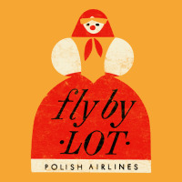 Fly By Lot Polish Airline   Faded Vintage Style (1 Basic T-shirt | Artistshot