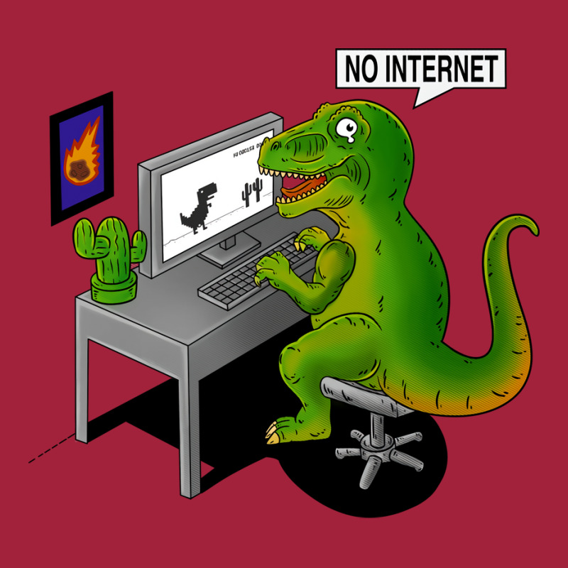 No Internet Cool Basic T-shirt | Artistshot