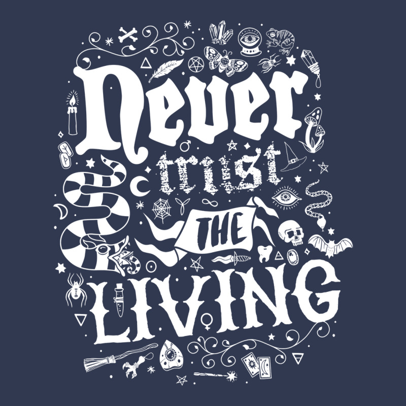 Never Trust The Living   Goth   Vintage Distressed Basic T-shirt | Artistshot