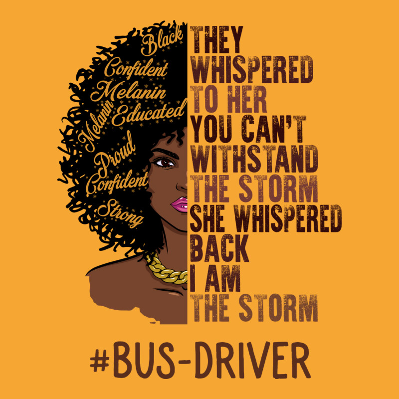 I Am The Storm Busdriver African American Women Tu Basic T-shirt | Artistshot