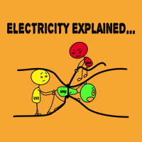 Electrician Joke Cute Gift Electricity Science Ner Basic T-shirt | Artistshot