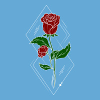 Roses Girl Basic T-shirt | Artistshot