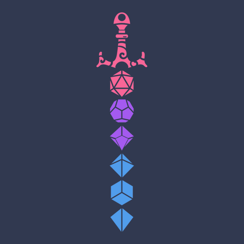 Colorful Polyhedral Dice Set Sword Roleplaying And Basic T-shirt | Artistshot