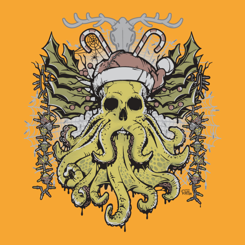 Merry Cthulhumas! Basic T-shirt by cevassanadel | Artistshot