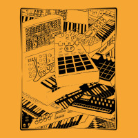 Synthesizer Art For Electronic Musician Basic T-shirt | Artistshot