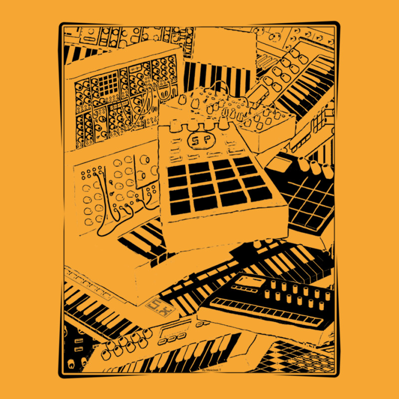 Synthesizer Art For Electronic Musician Basic T-shirt | Artistshot