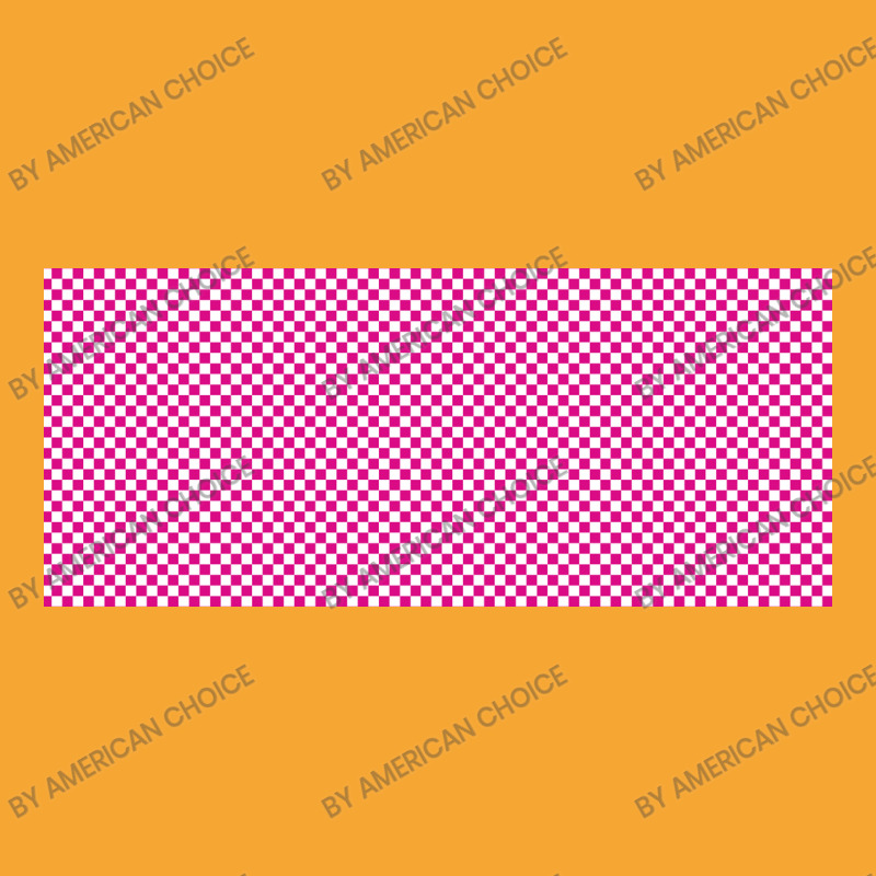 Pink Check Small Squares Pattern Basic T-shirt by American choice | Artistshot