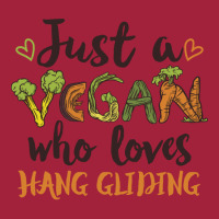 Just A Vegan Who Loves Hang Gliding Gift Tumblr Basic T-shirt | Artistshot