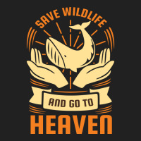 Earth Day Save Wildlife And Go To Heaven Hipster Basic T-shirt | Artistshot