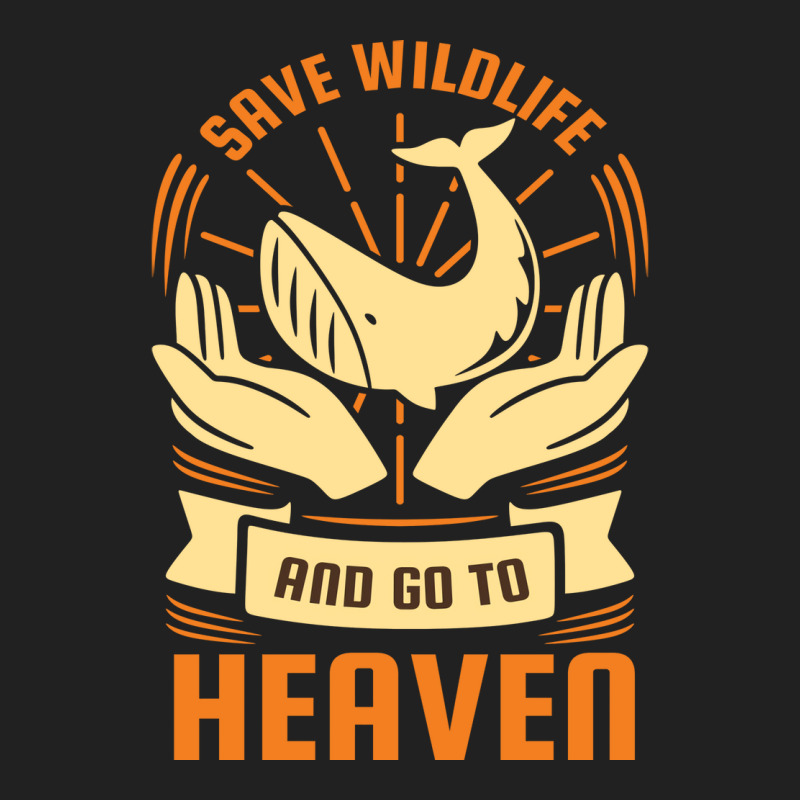 Earth Day Save Wildlife And Go To Heaven Hipster Basic T-shirt by slibobatrouzn | Artistshot