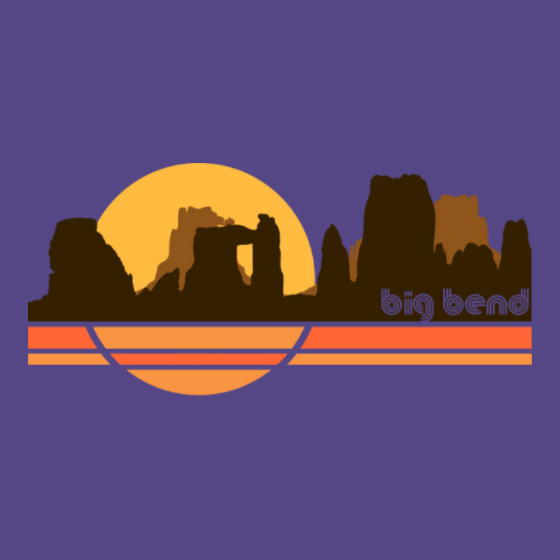 Big Bend National Park Retro 70s Tourist Souvenir Basic T-shirt by myrthamatusl | Artistshot