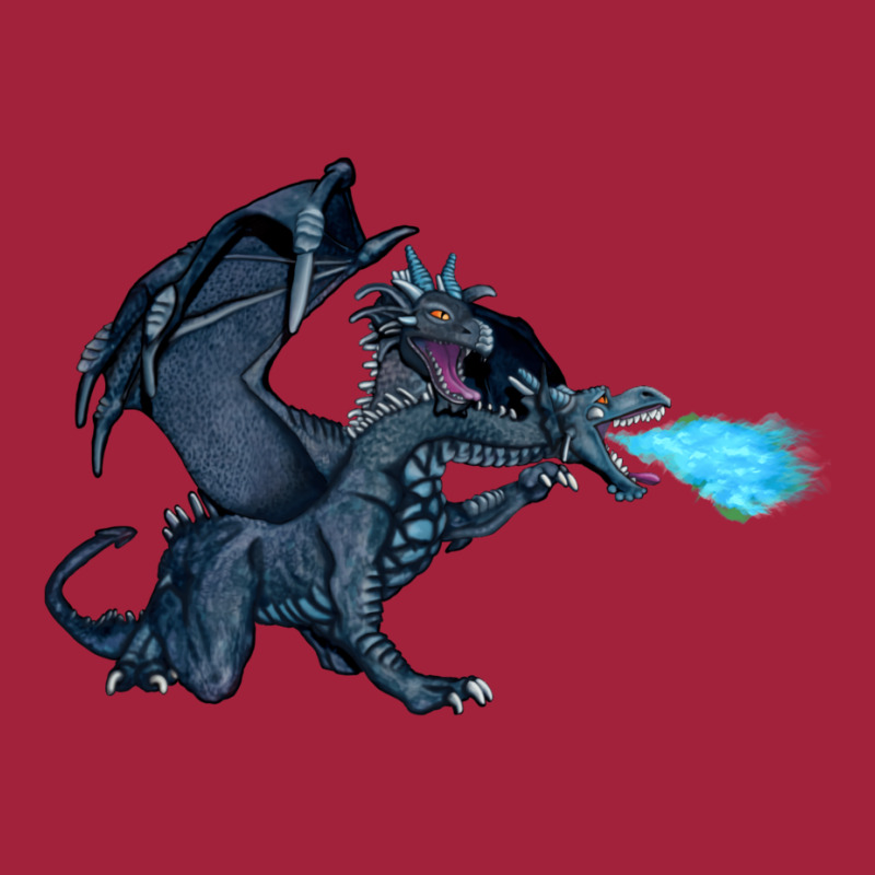 Two Headed Ice Dragon Basic T-shirt | Artistshot