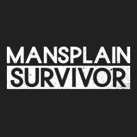 Mansplain Survivor Feminism Feminist Womens Rights Basic T-shirt | Artistshot