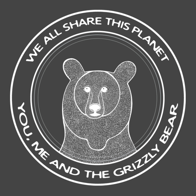 Grizzly Bear We All Share This Planet Dark Colors Basic T-shirt | Artistshot