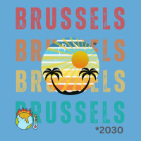 Global Warming Turns Brussels Into A Tropical Beac Basic T-shirt | Artistshot