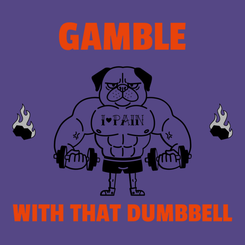 Gamble With That Dumbbell Gym Hipster Basic T-shirt | Artistshot