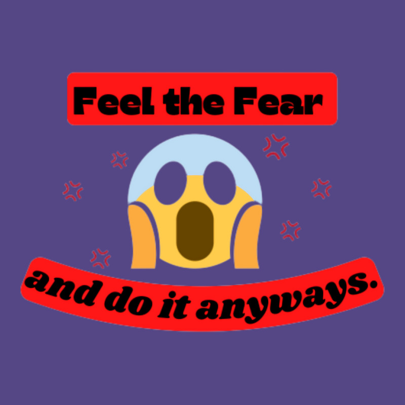 Feel The Fear And Do It Anyway Quote Aesthetic Basic T-shirt by rosurarialas3 | Artistshot