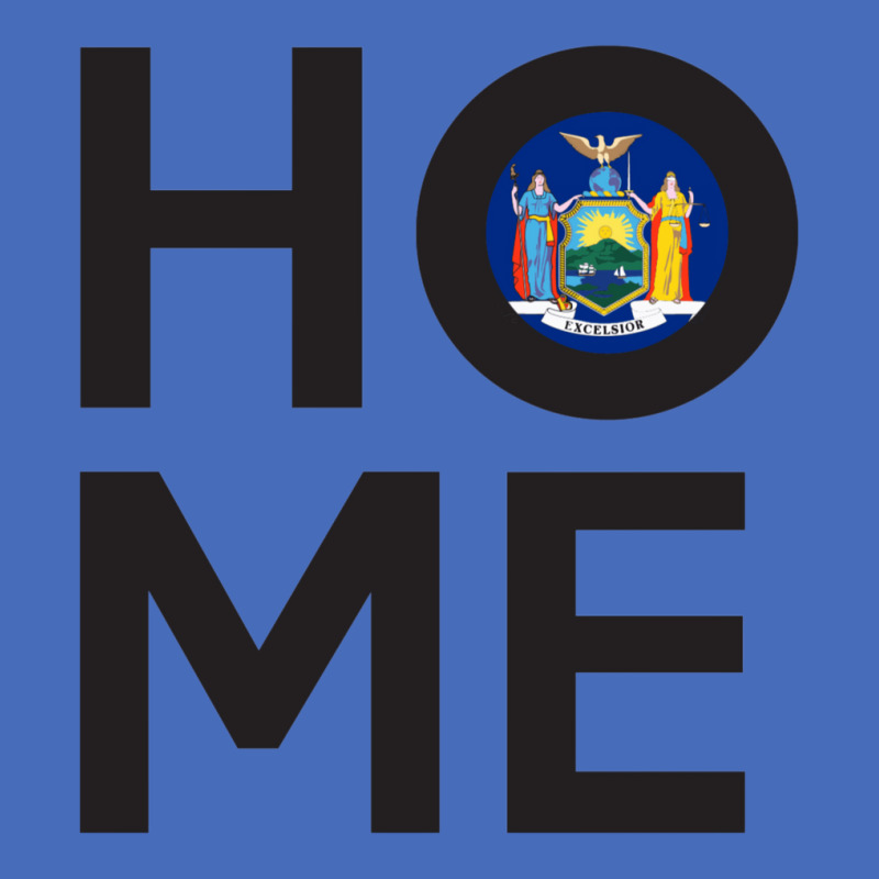 New York State Flag Home Basic T-shirt by dapoteequeen0 | Artistshot