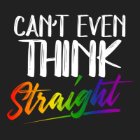 Cant Even Think Straight Lgbtq Pride Month Lgbt Ga Basic T-shirt | Artistshot