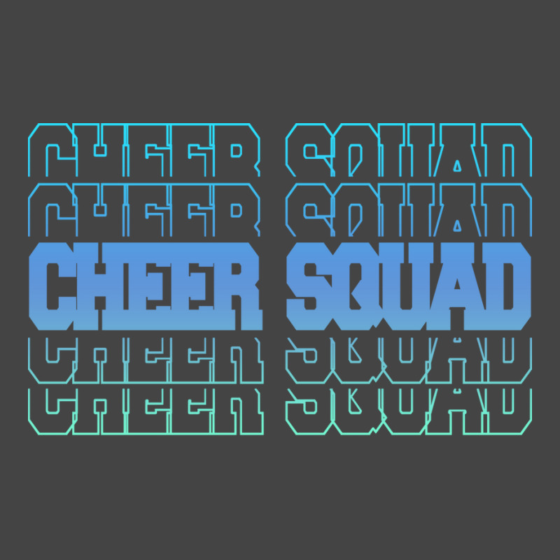 Cheer Squad In Blue Stacked Lettering Travel Basic T-shirt by strosesimonsf | Artistshot