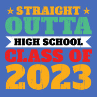 Straight Outta High School Class Of 2023 70s Basic T-shirt | Artistshot