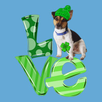 Love Rat Terrier Dog Shamrock Leaf St Patrick Day Basic T-shirt | Artistshot