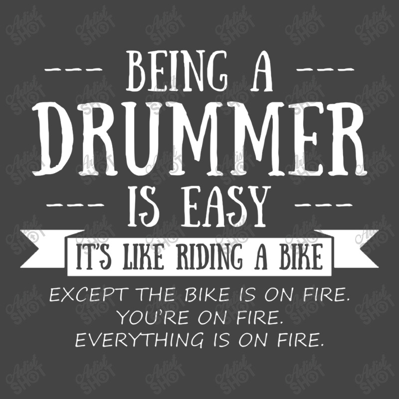 Being A Drummer Is Easy Basic T-shirt by soniaerin | Artistshot