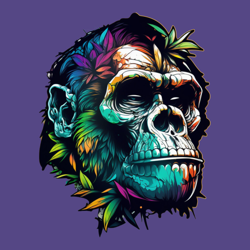 Gorilla Skull Basic T-shirt by UrielTurner100 | Artistshot