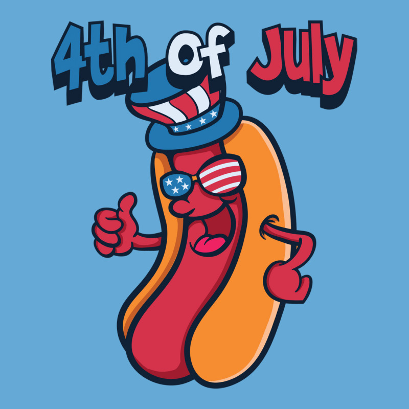 4th Of July Hotdog Travel Basic T-shirt | Artistshot