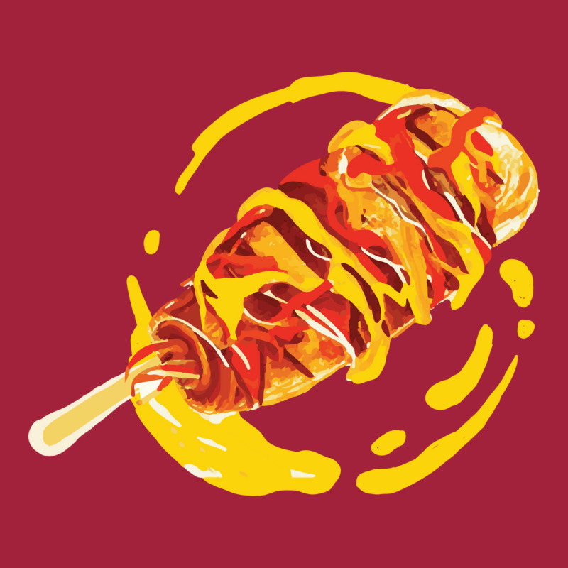 Korean Corn Dog Snack Of South Korea Fun Foodie St Basic T-shirt | Artistshot