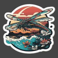 Dragon Fly In Kanagawa Wave Basic T-shirt | Artistshot