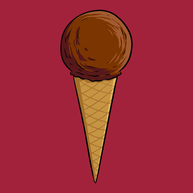 Ice Cream Cone Chocolate Basic T-shirt by ngatialavaro4 | Artistshot