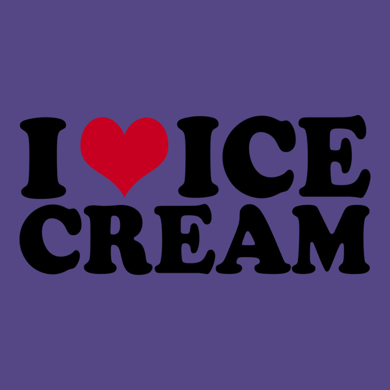 I Love Ice Cream Red Basic T-shirt by doveriilskeh | Artistshot