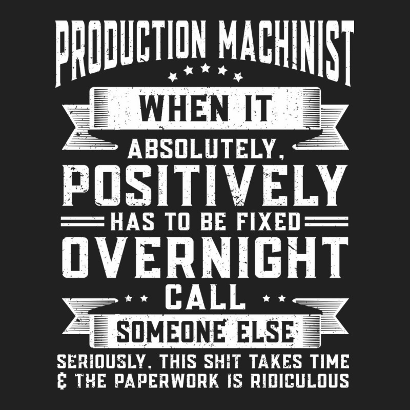 Machining Production Machinist Stars Basic T-shirt | Artistshot