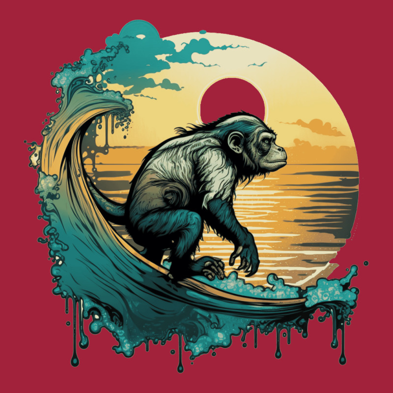 Monkey Ocean Sea Basic T-shirt by ZoritaStrong290 | Artistshot