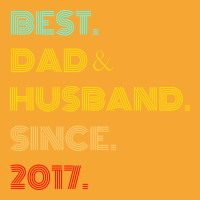 Best Dad Husband Since 2017 Fathers Day Gifts Basic T-shirt | Artistshot