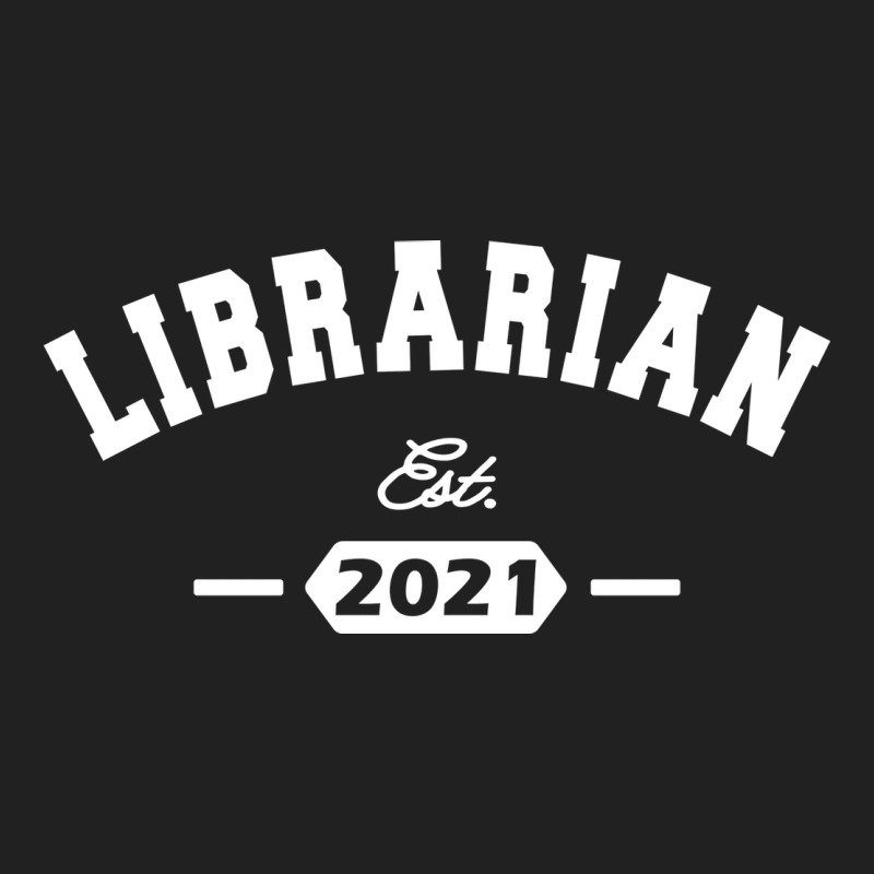 Librarian Est 2021 Hipster Basic T-shirt | Artistshot