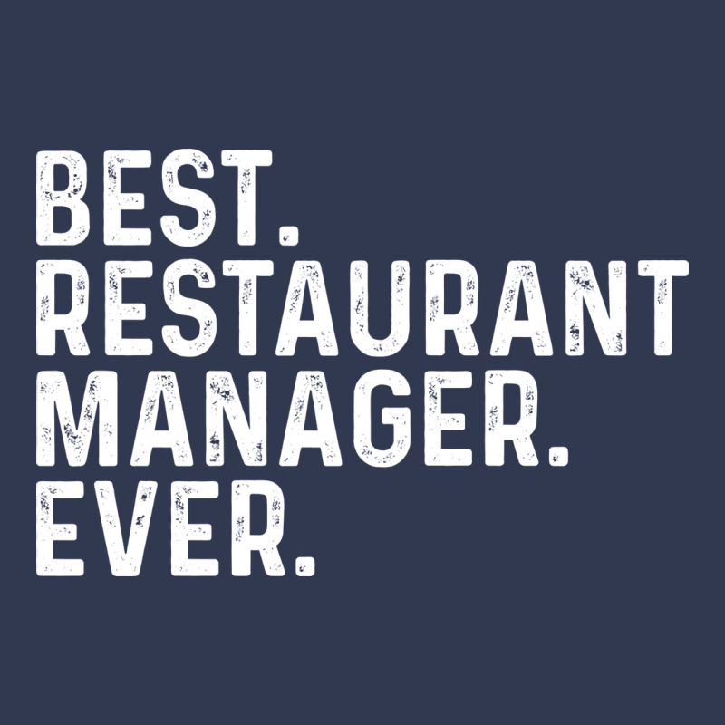 Best Restaurant Manager Ever Vintage Basic T-shirt by efobitrivan6 | Artistshot